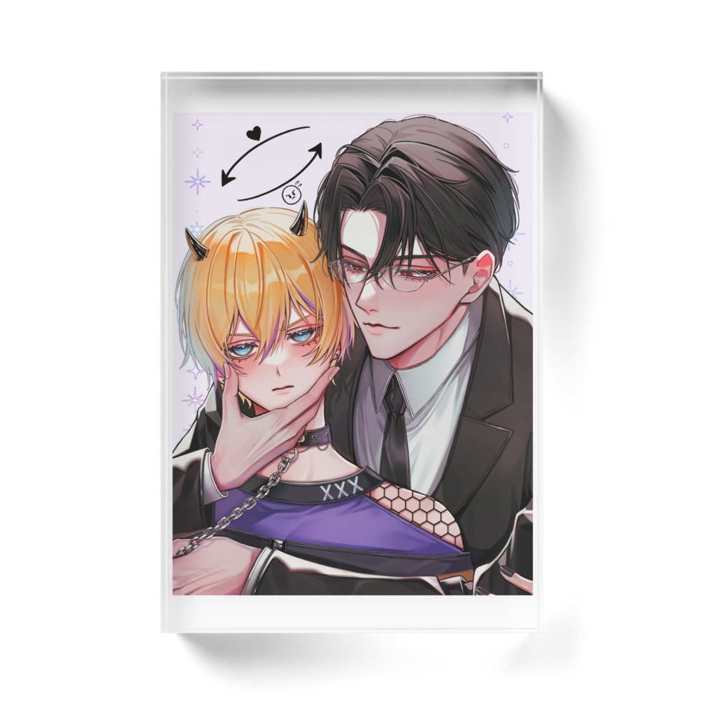 理想の彼氏アクリルブロック