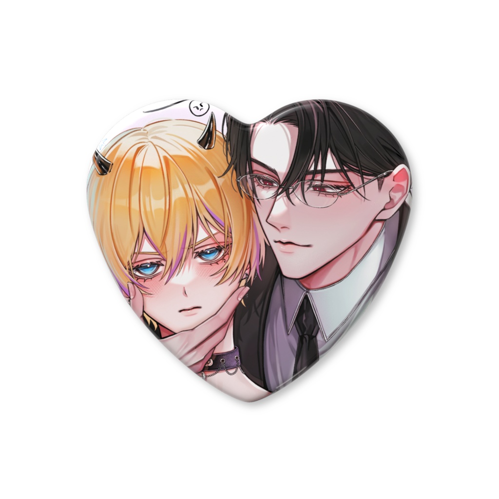 痛バック作ってね！理想の彼氏缶バッチ