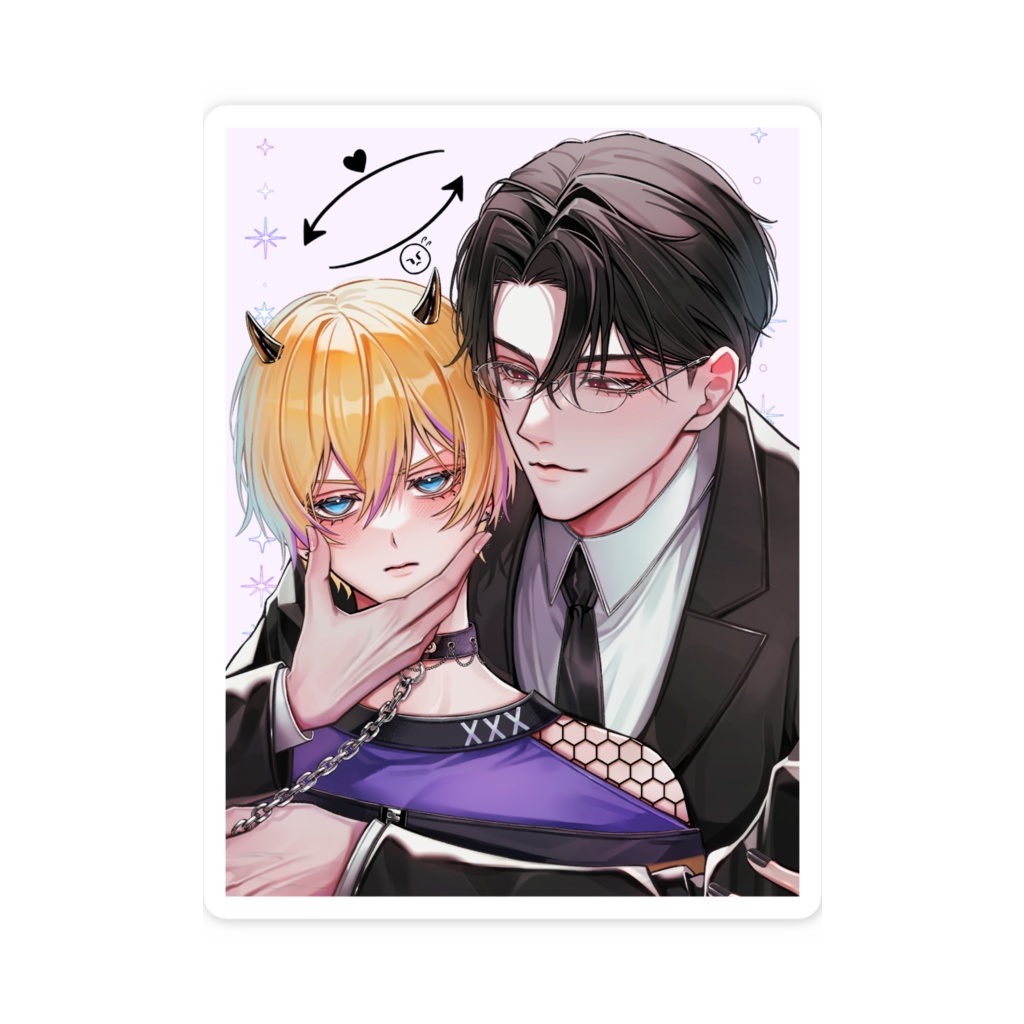 BL好きがバレるステッカー