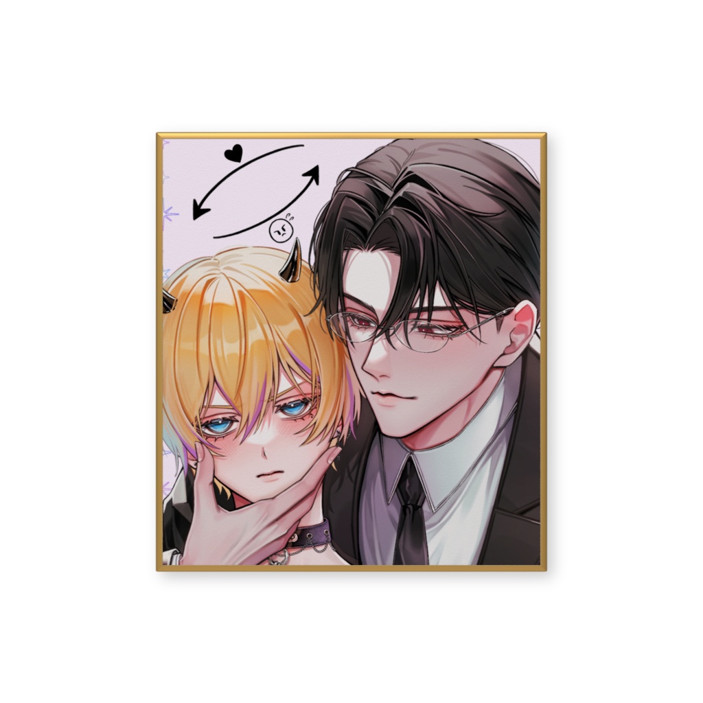 BL好きがバレるミニ色紙