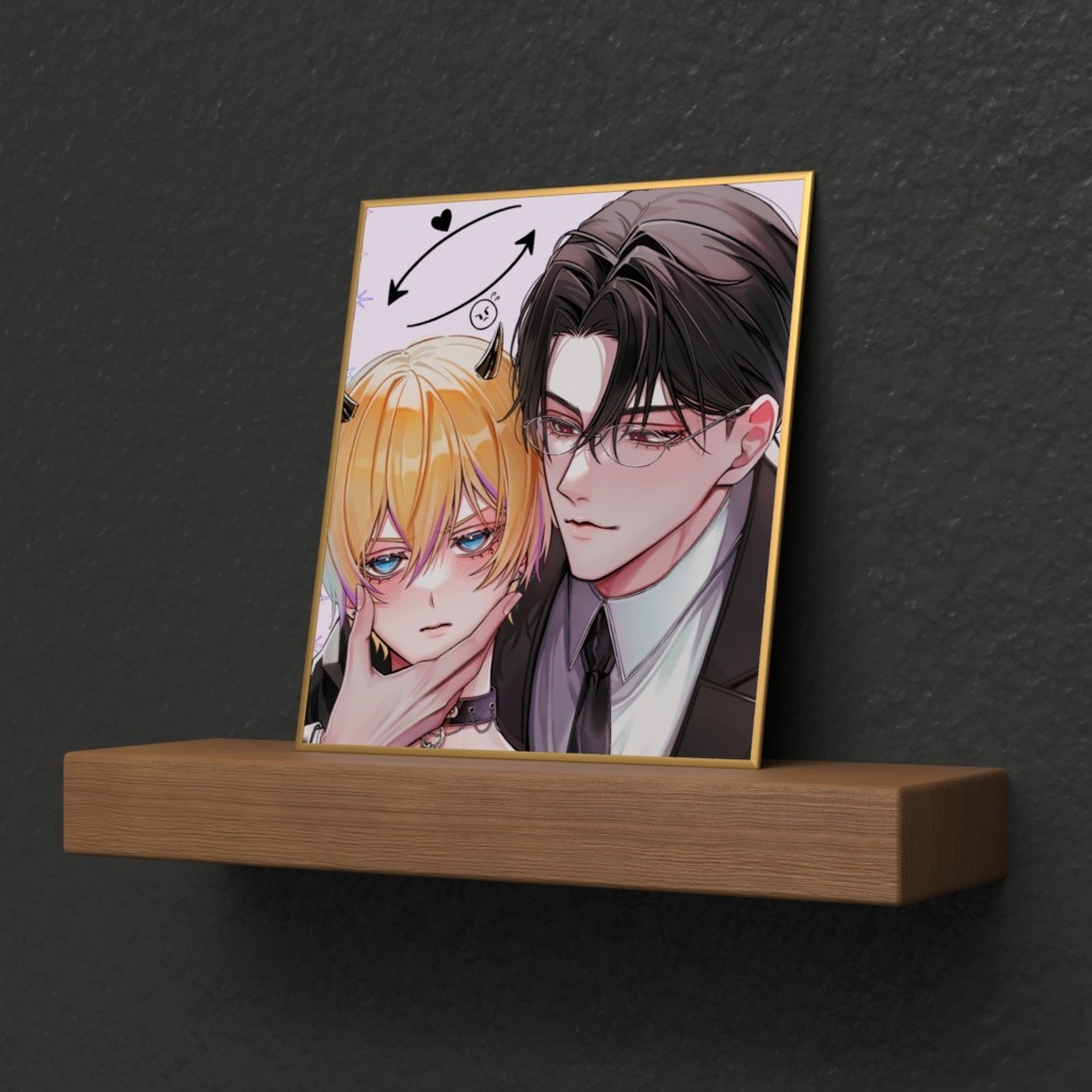 BL好きがバレるミニ色紙