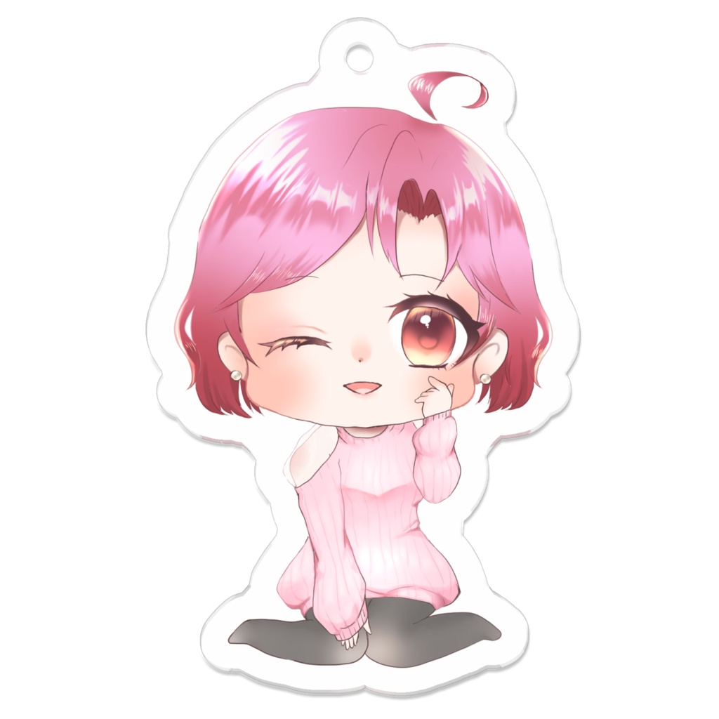 成瀬あめ 初期衣装アクキー(コーティングあり)