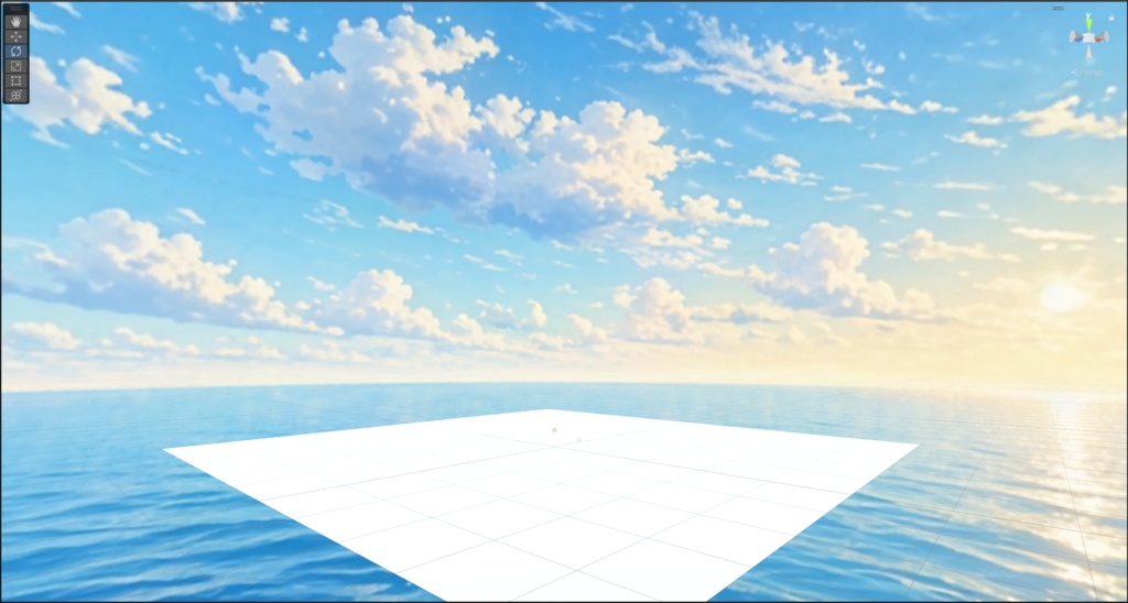 【VRChat / Unity】Skybox - Mediterranean Day【絵本風・地中海・昼空】