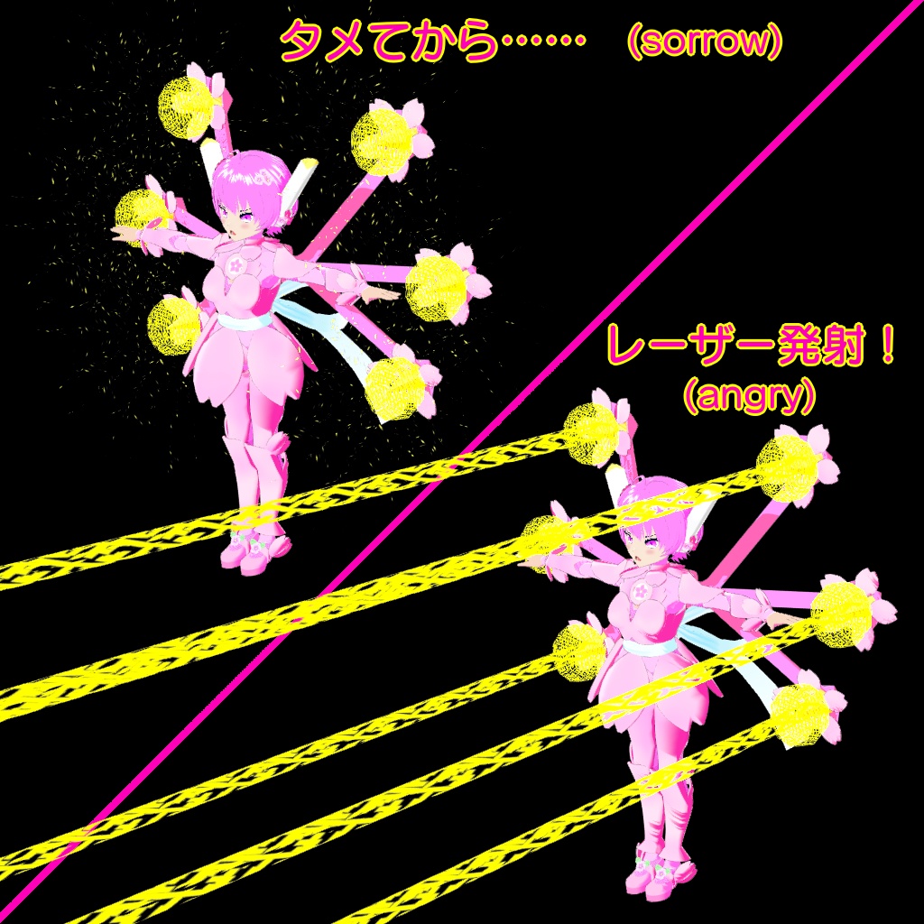 ただいま50%OFF !【VRM】擬人化オートマタ『さくら』