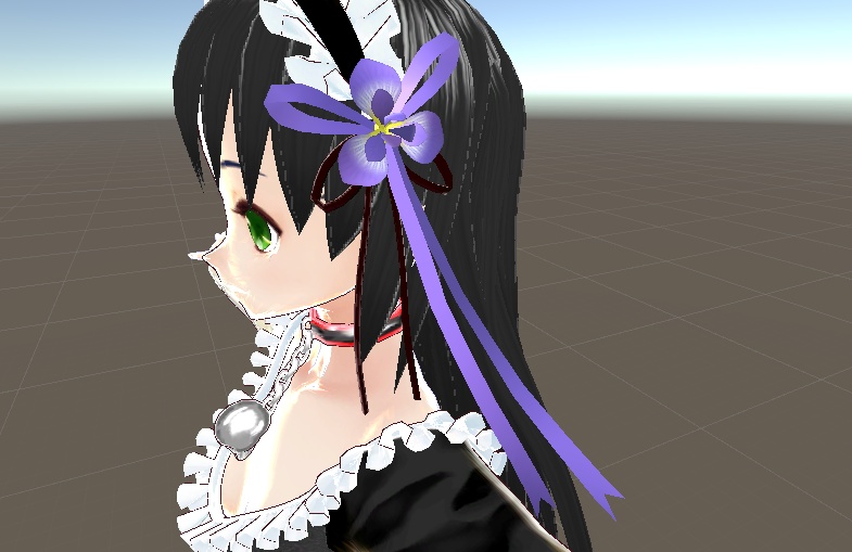 【3Dモデル】アヤメリコ(フラワーリボン)【FBX形式】