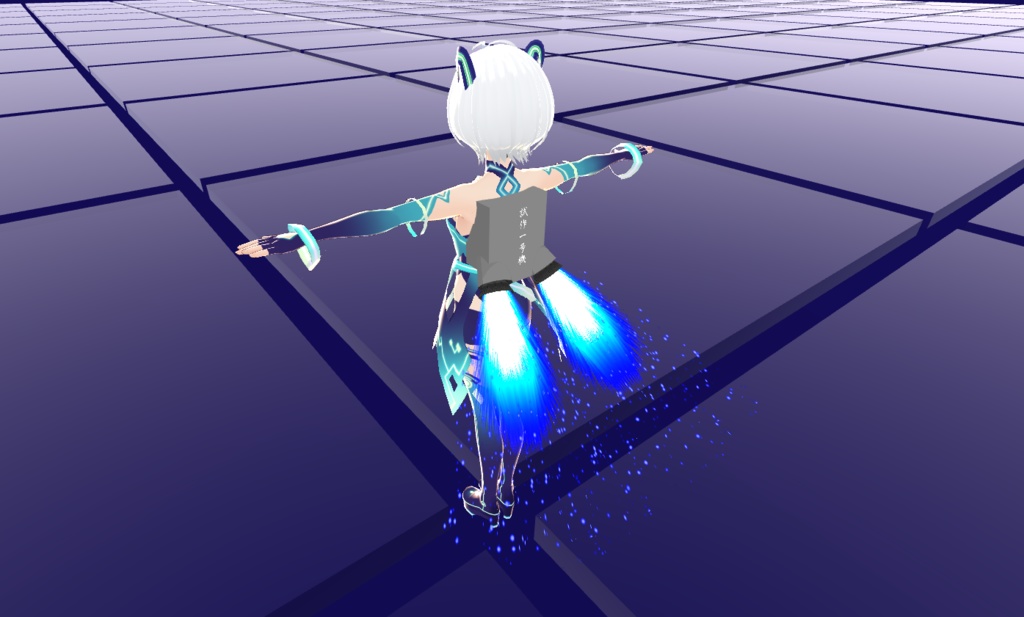 【VRM】VRMモデルでスラスターエフェクト!【スラスター】