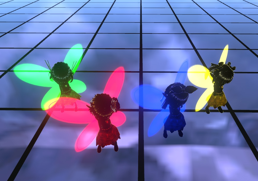 【3Dモデル】パタパタフェアリー4属性【VRM】