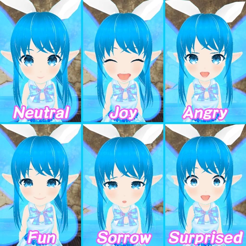 【3Dモデル】パタパタフェアリー『聖水の雫』【VRM】