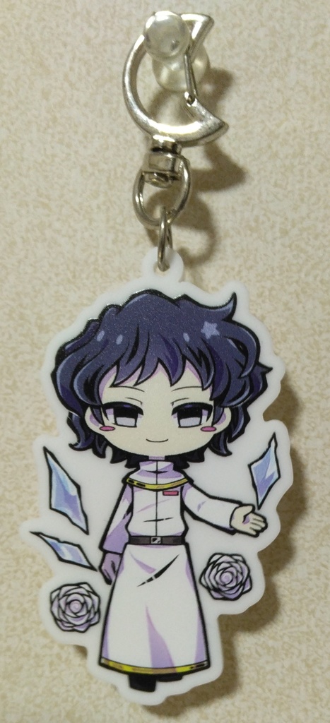 【愛好細胞の樹】カラーアクリルキーホルダー(白)二種