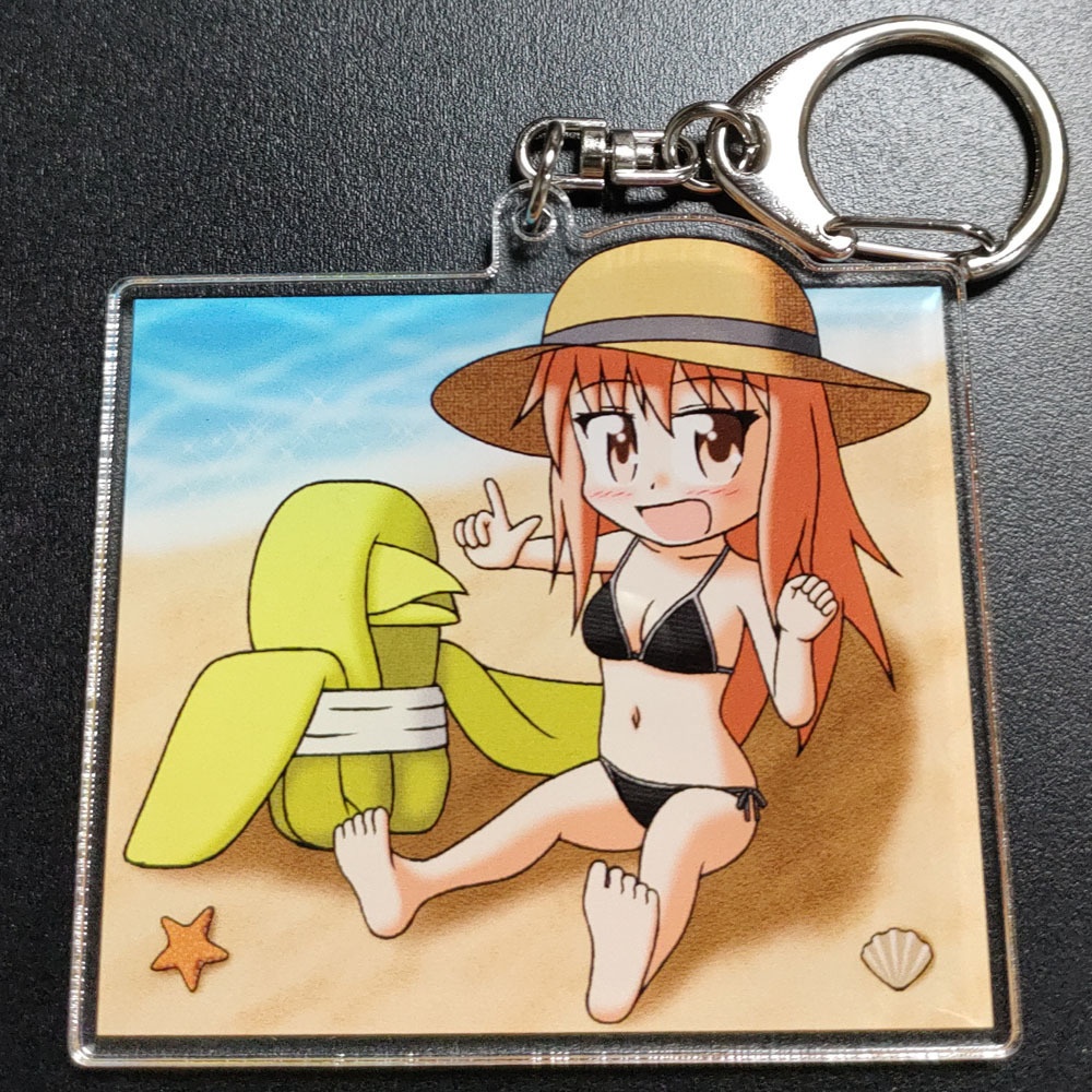 はぎと黄色いの　アクリルキーホルダー