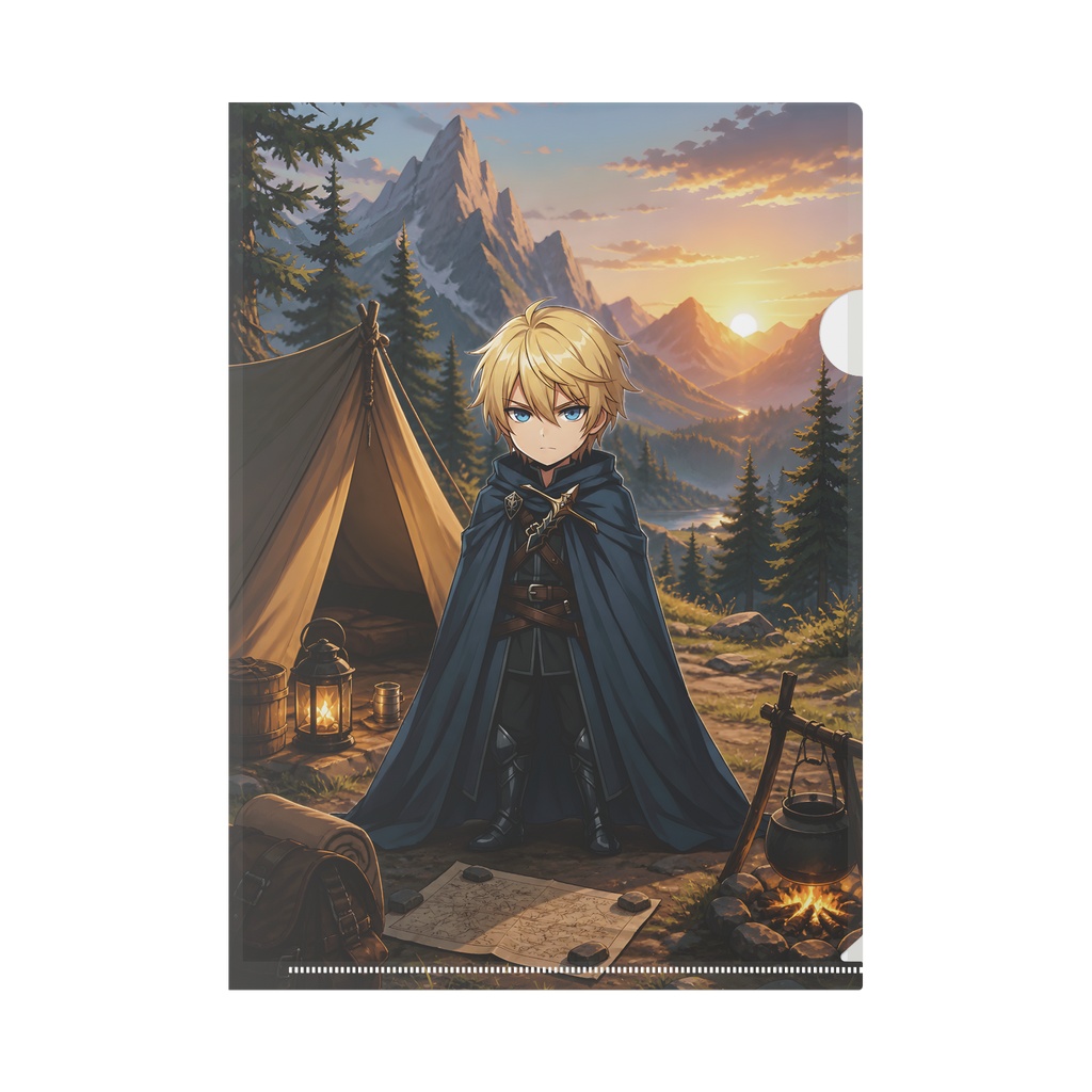 葬送のレクイエム　ちびキャラ版 A4クリアファイル