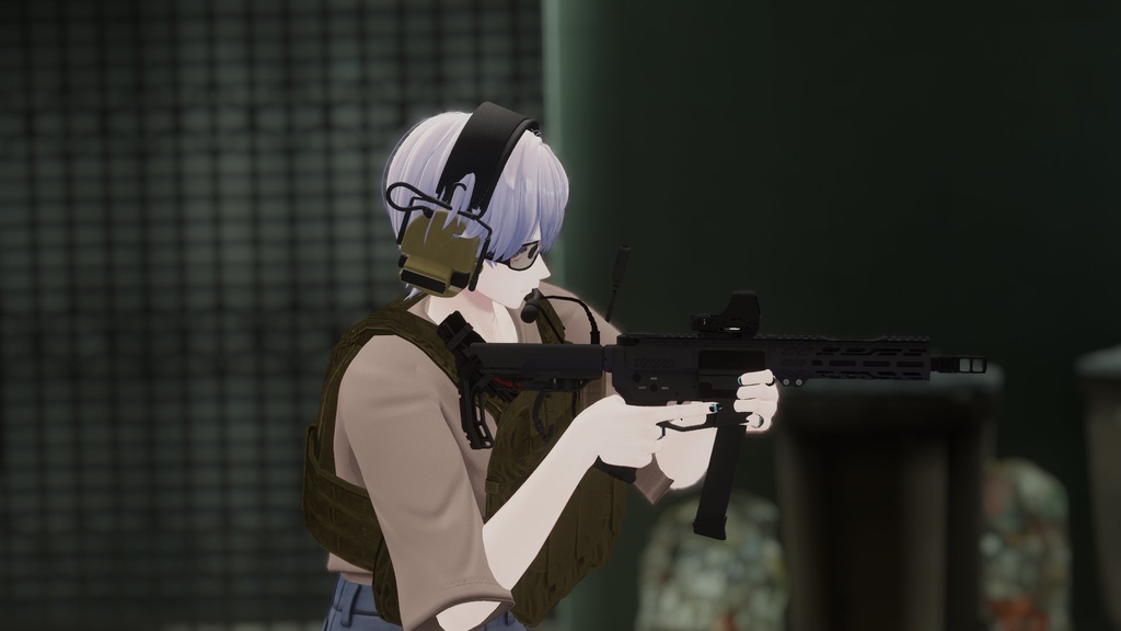 【VRChat】FR-9 PCC【サブマシンガン】