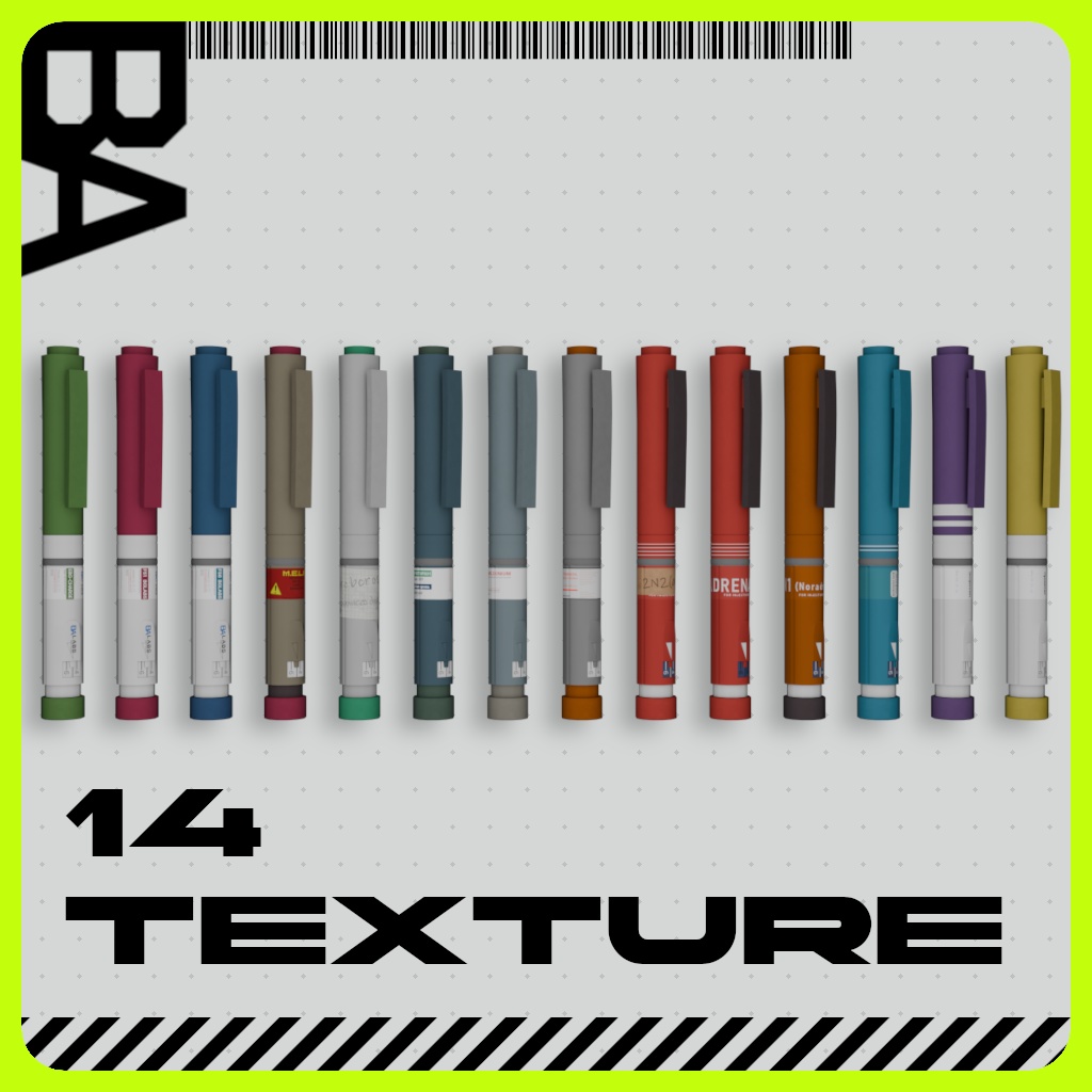 【ギミック付き】TACTICAL INJECTOR【3Dモデル】