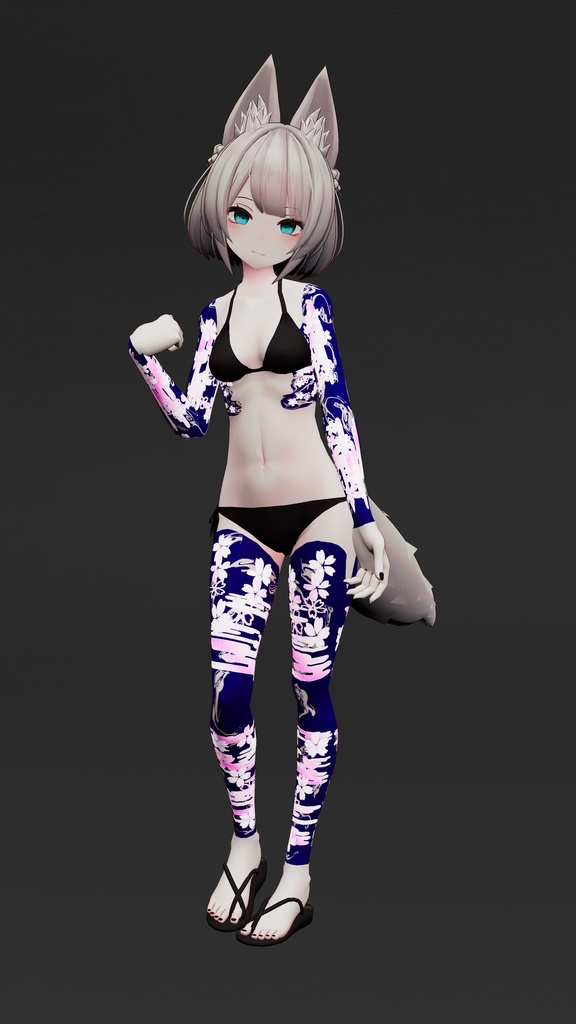 【京狐ちゃん専用タトゥー】和彫ー宵桜ー