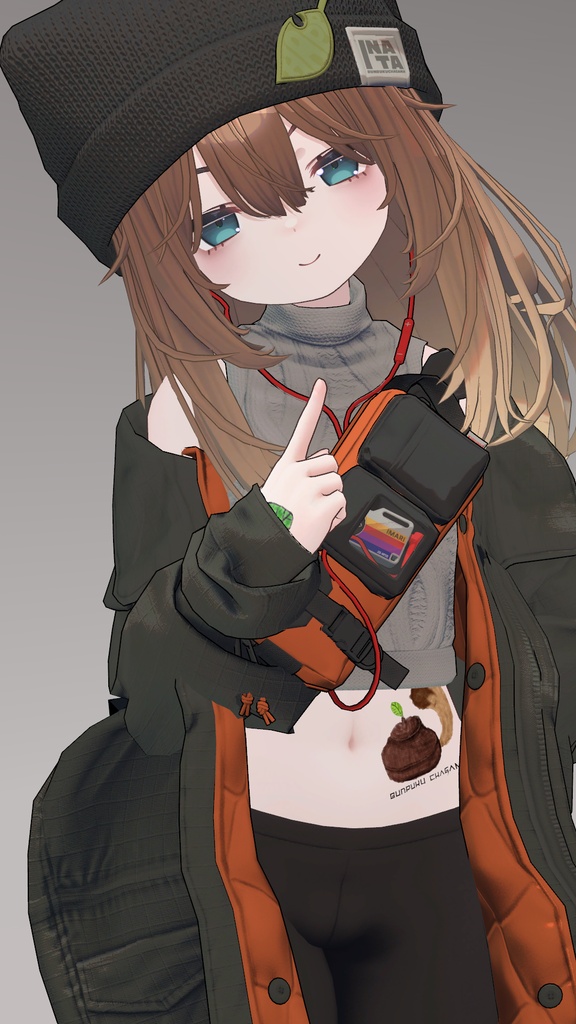 【こごみ対応】たぬきタトゥー