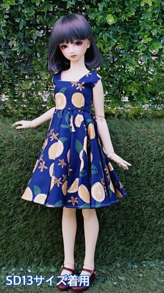 【SD・SD13】フルーツ柄ワンピース