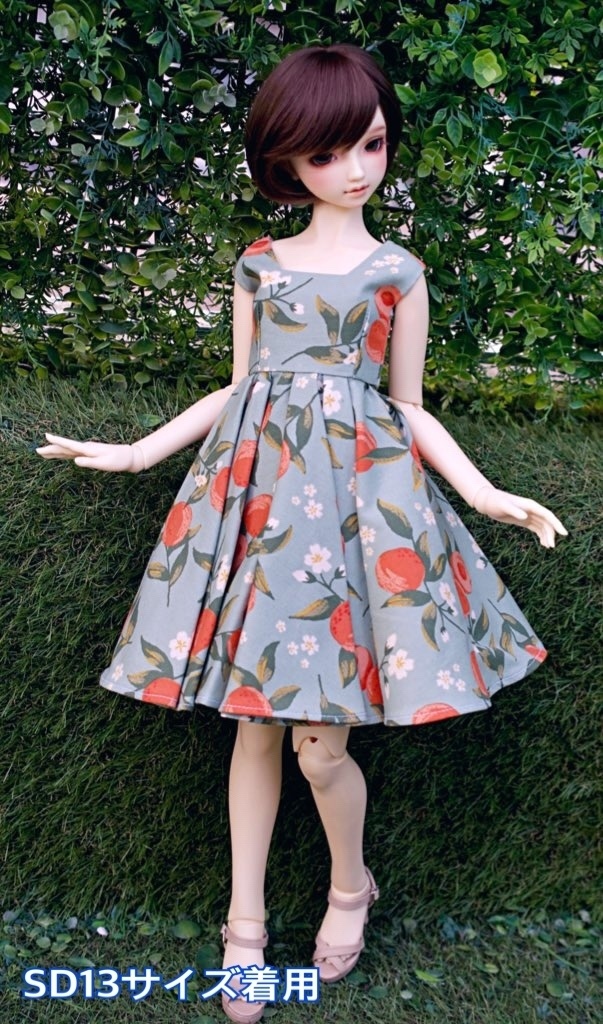 【SD・SD13】フルーツ柄ワンピース
