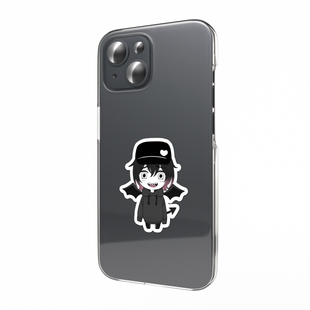 アオリでびるくん スマホステッカー