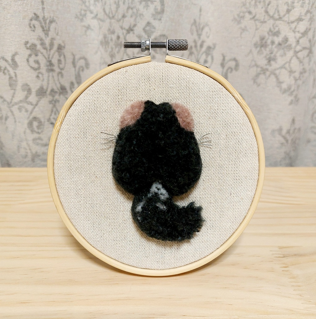 チンチラ 後ろ姿の壁飾り