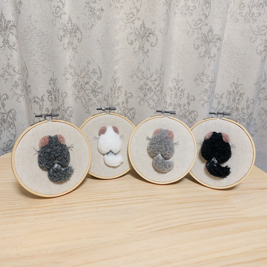 チンチラ 後ろ姿の壁飾り