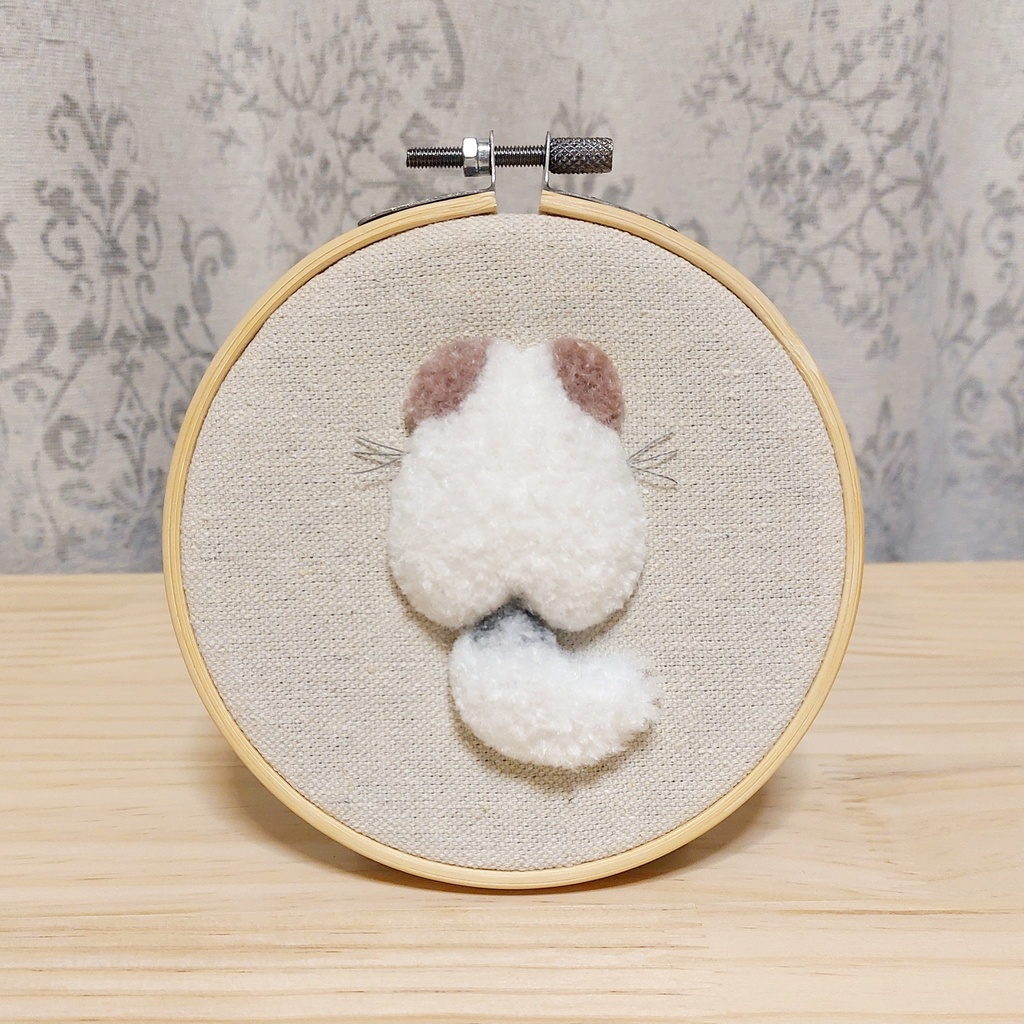 チンチラ 後ろ姿の壁飾り