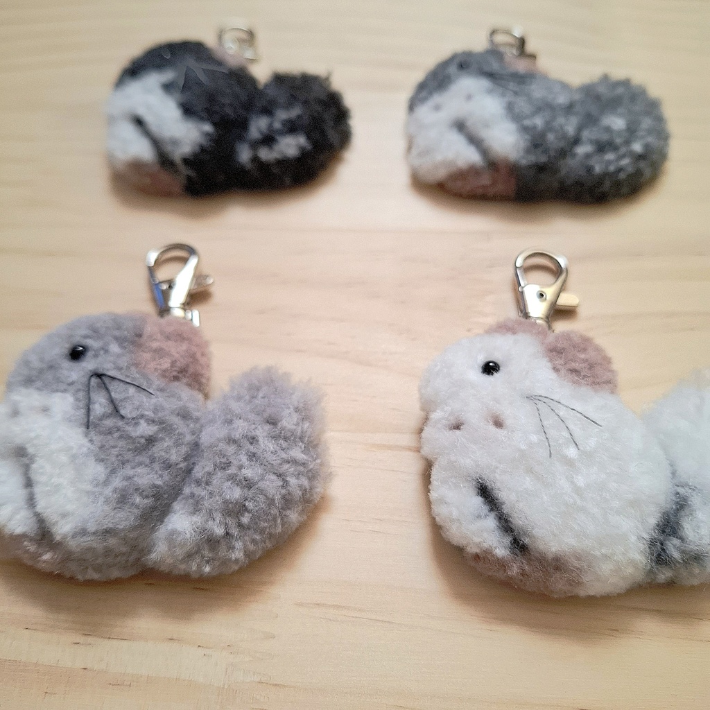 チンチラ おさんぽマスコット