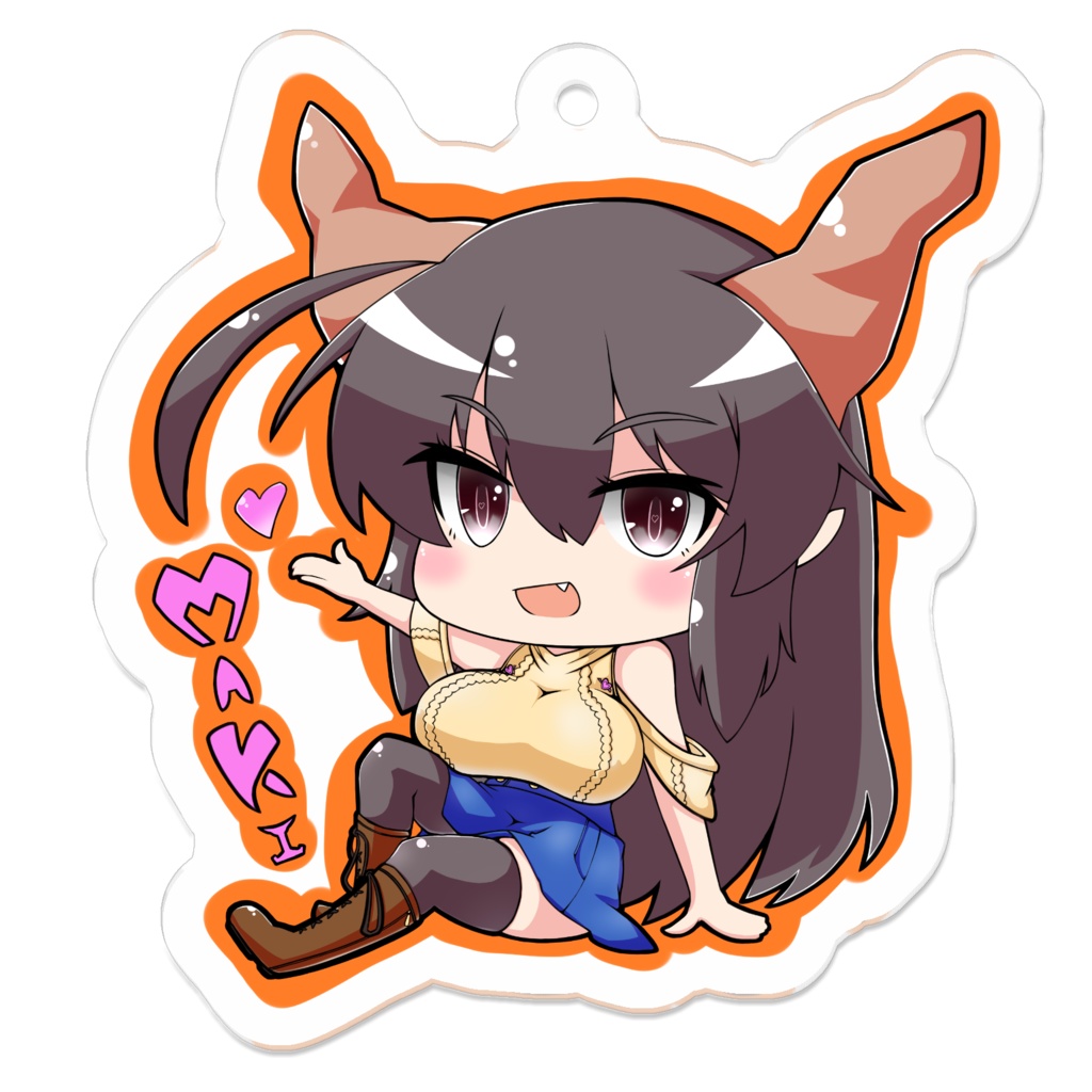 【オリジナル】鬼噛舞姫【アクリルキーホルダー】