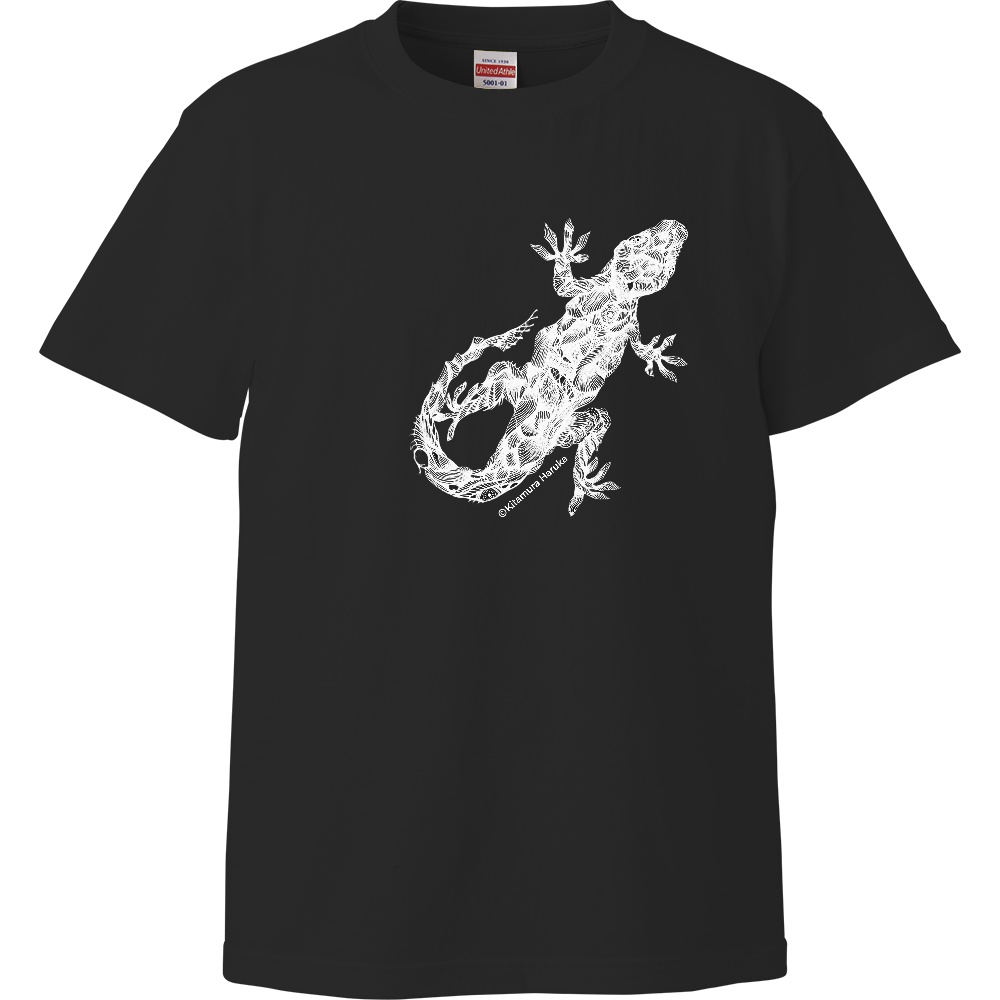 ニホンヤモリ ブラックTシャツ