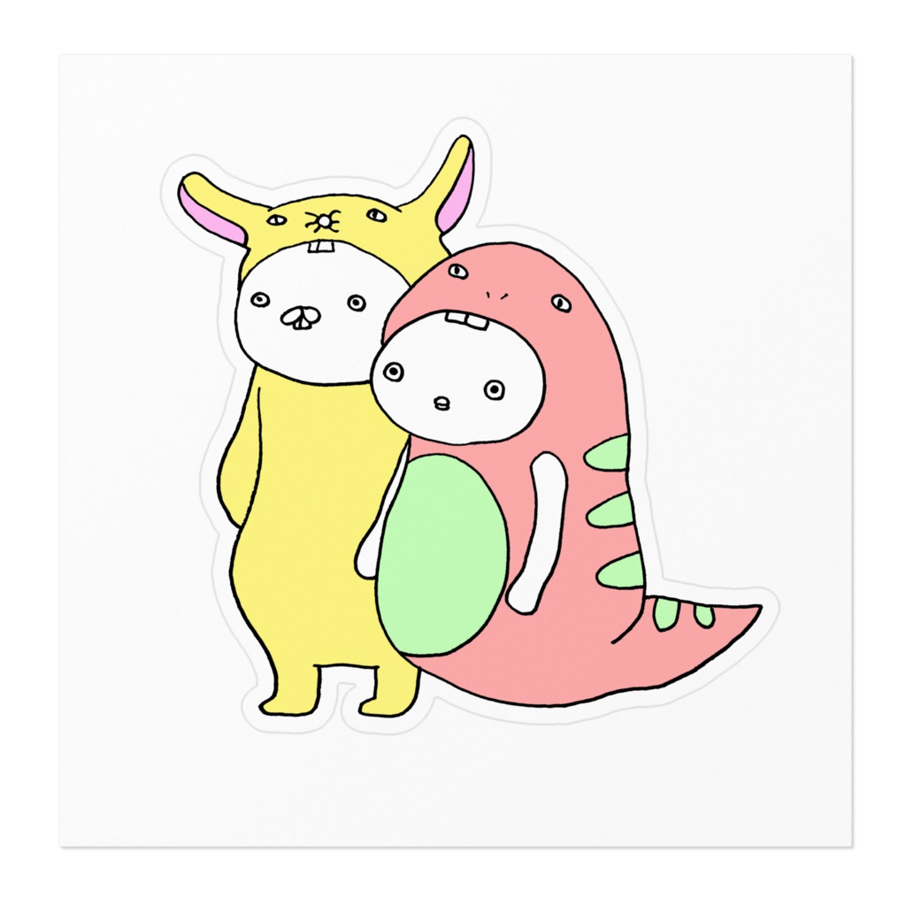 ステッカー「お友達の秘密」