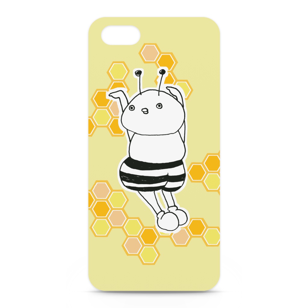 iPhoneケース「みつばちさん」