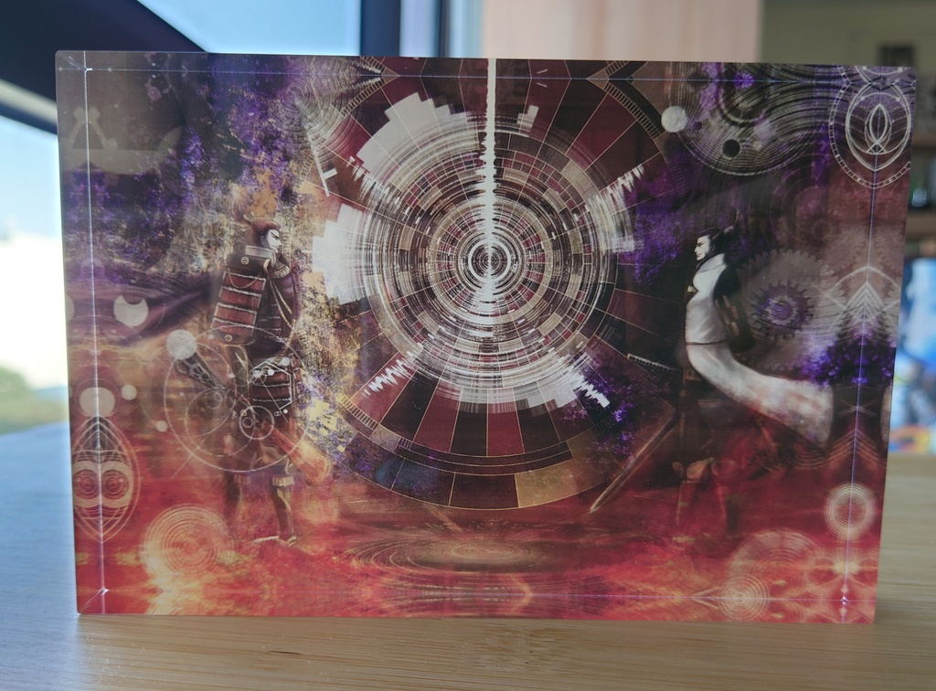 輪廻の終アクリルブロック(ホワイトタイプ)