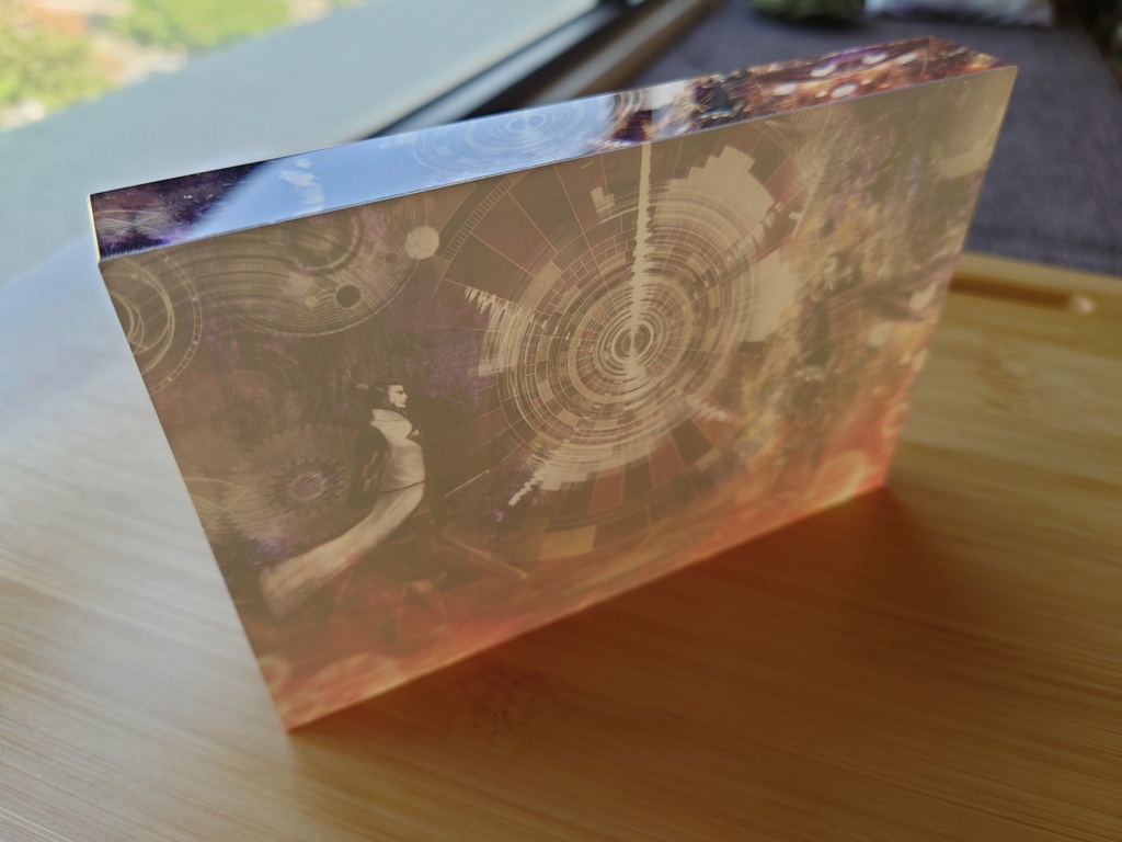 輪廻の終アクリルブロック(ホワイトタイプ)