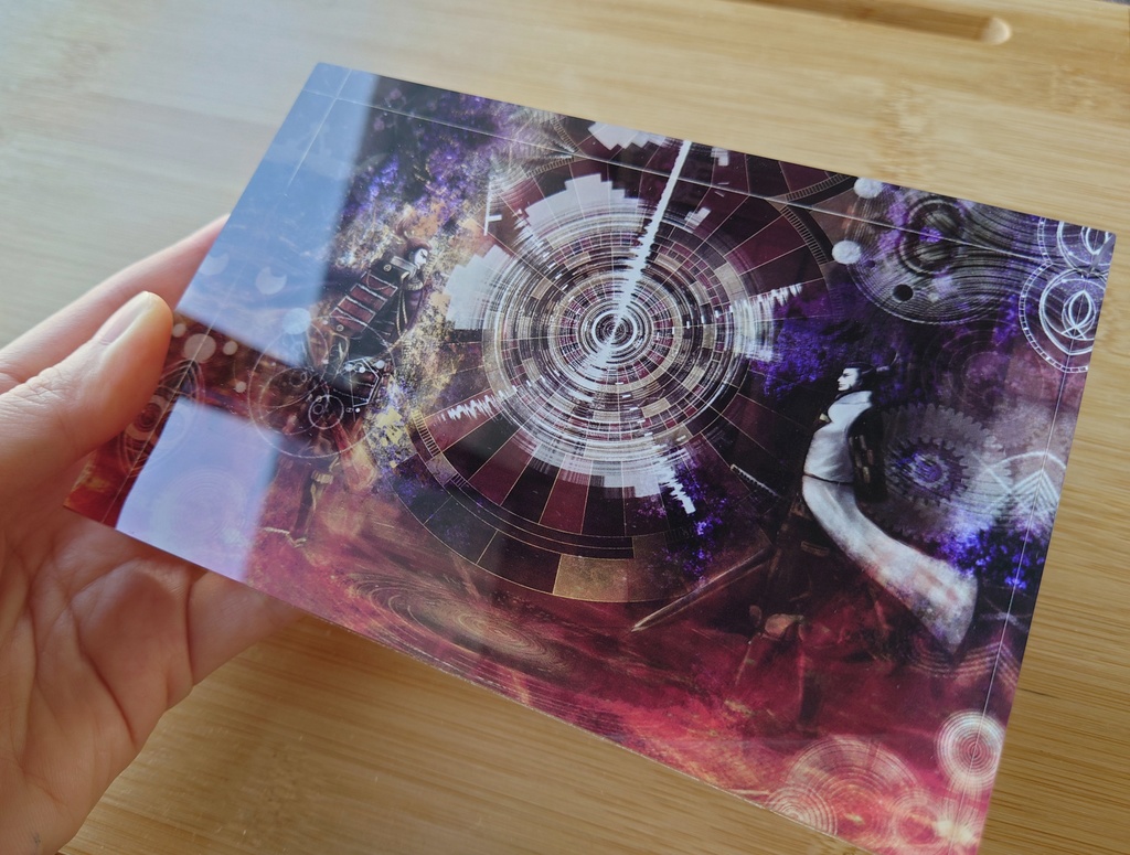 輪廻の終アクリルブロック(ホワイトタイプ)