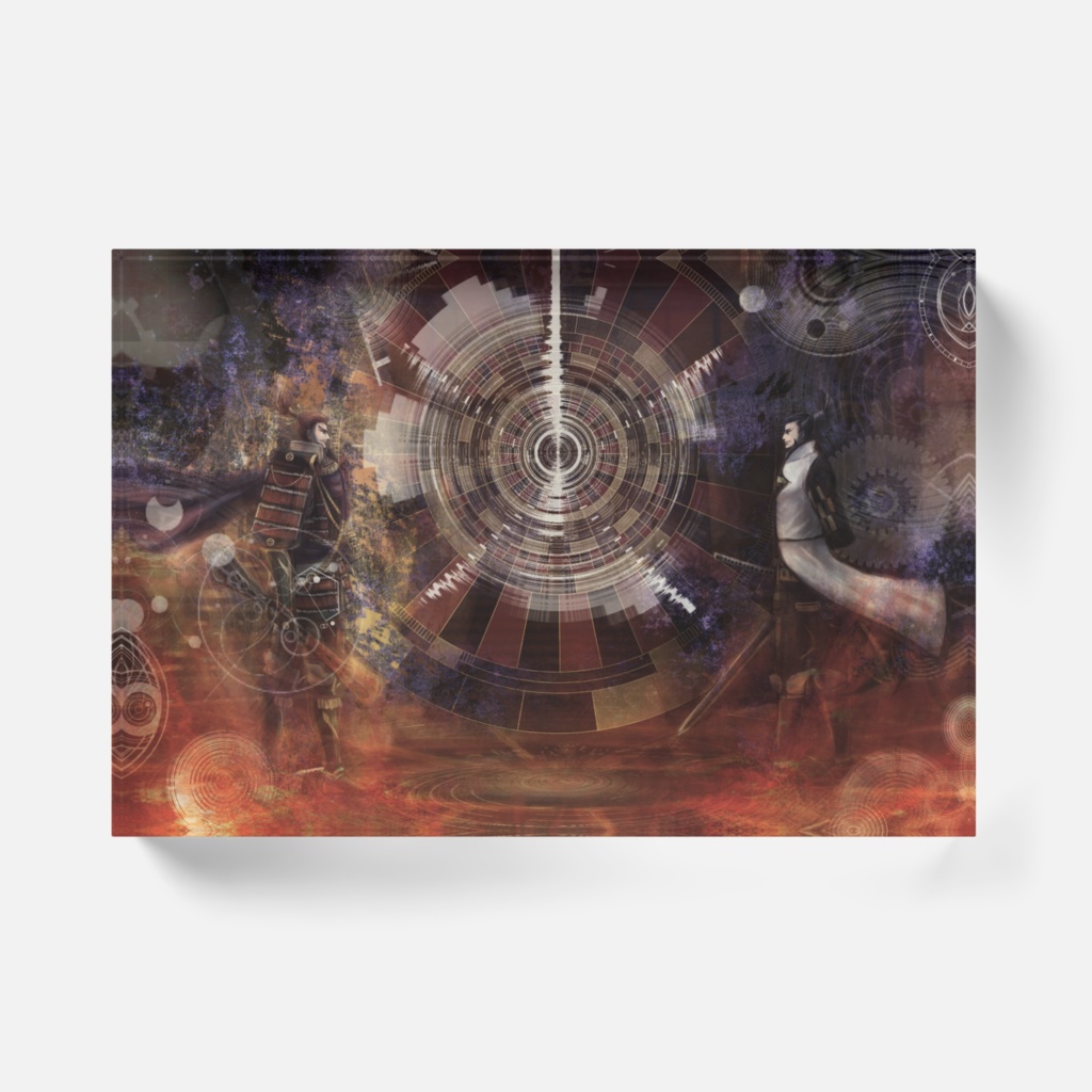 輪廻の終アクリルブロック(クリアタイプ)