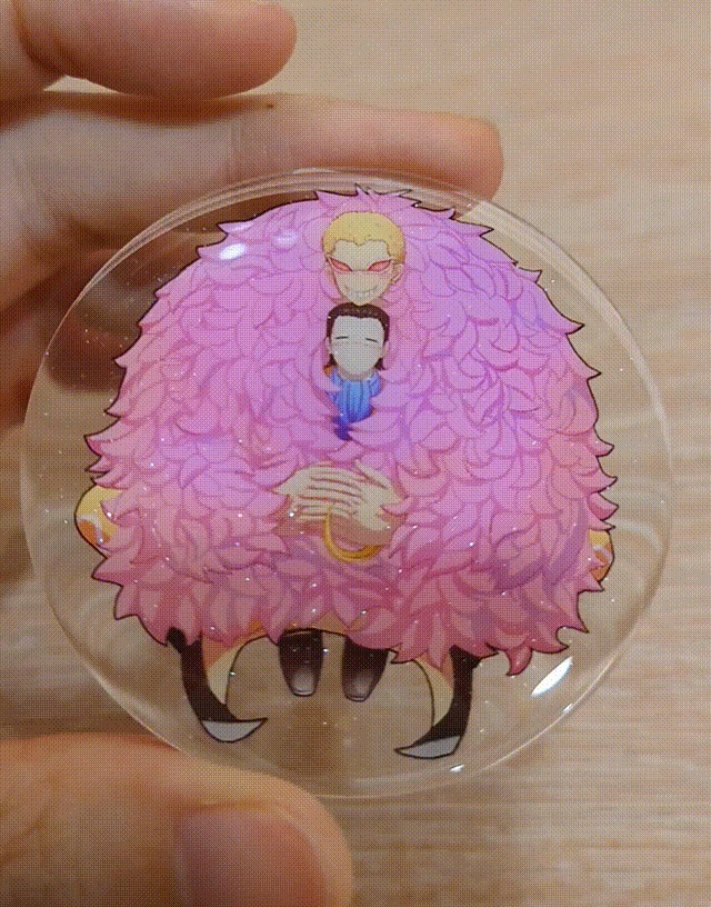 ドフ鰐アクリルマグネット