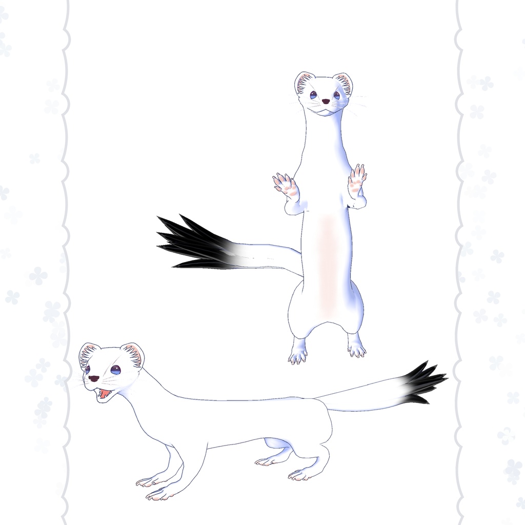 オリジナル3Dモデル『巫古序』