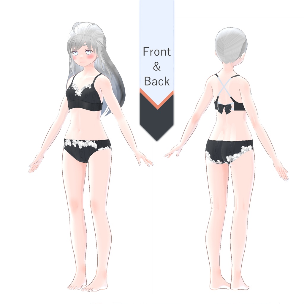 「ふぉか Foka」ver.2 オリジナル3Dモデル