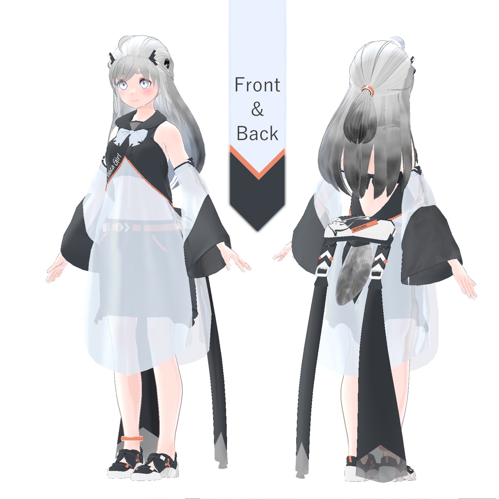 「ふぉか Foka」ver.2 オリジナル3Dモデル