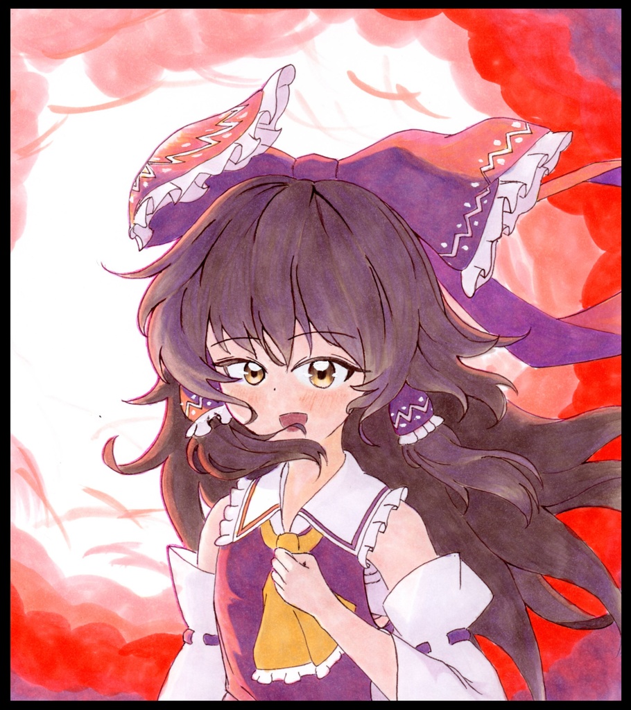 【中色紙】博麗霊夢