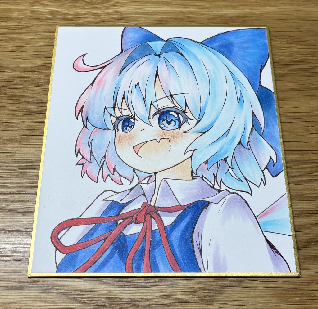 【小色紙】チルノ