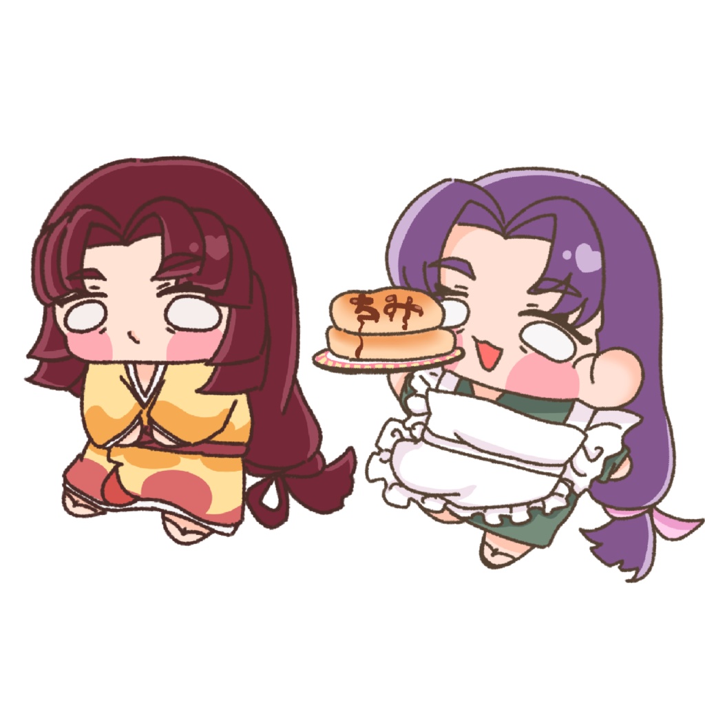 女装ちみステッカーセット