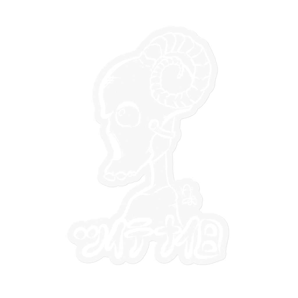 ステッカー 透明 白