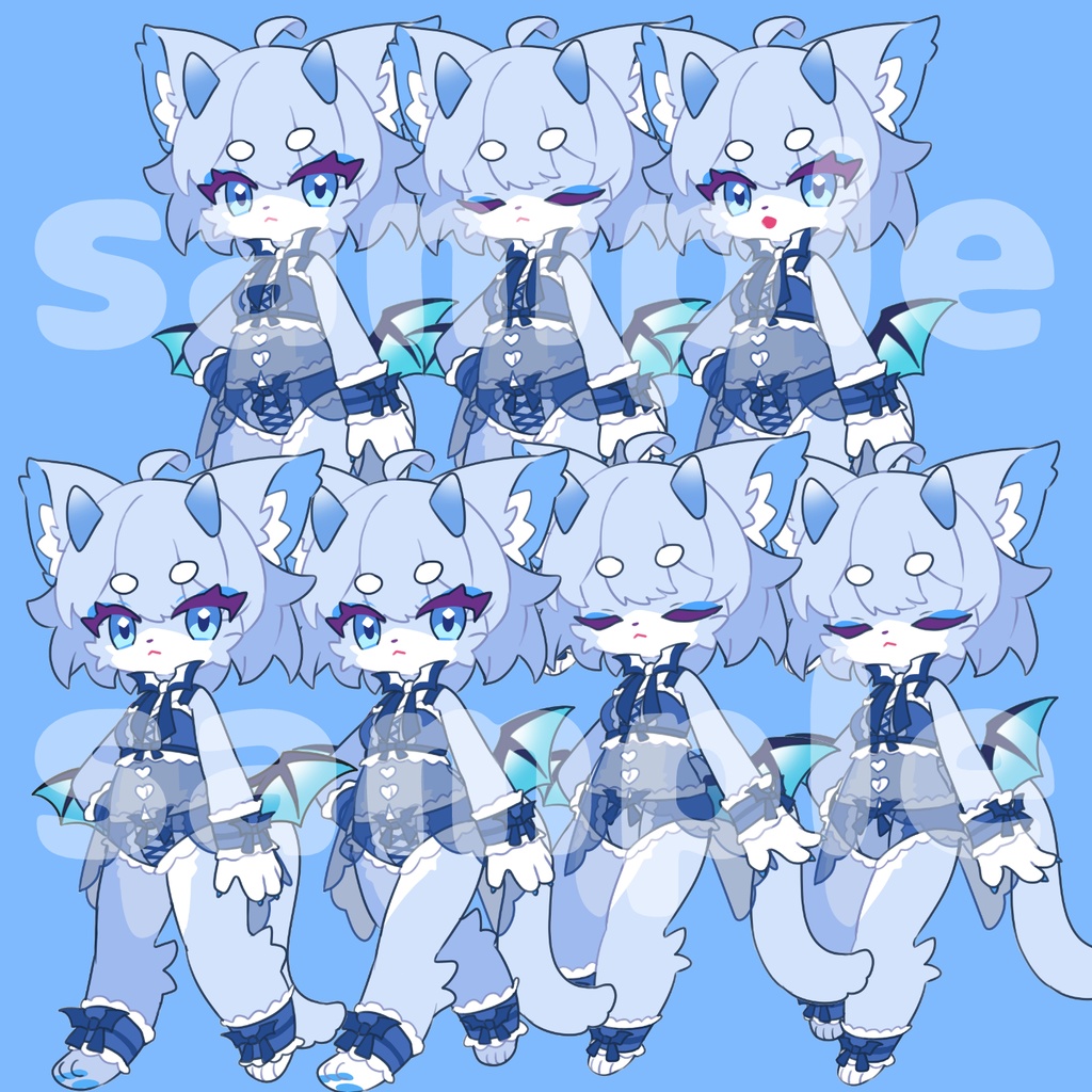 【無料版あり】Liebeイラストセット#ぷにぷにあばたー対応