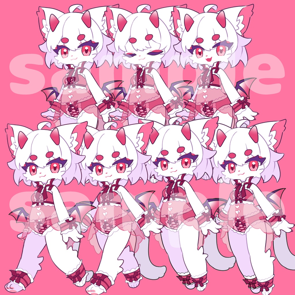 【無料版あり】Liebeイラストセット#ぷにぷにあばたー対応