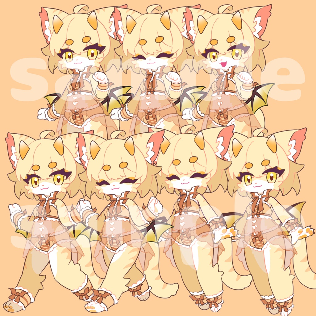 【無料版あり】Liebeイラストセット#ぷにぷにあばたー対応