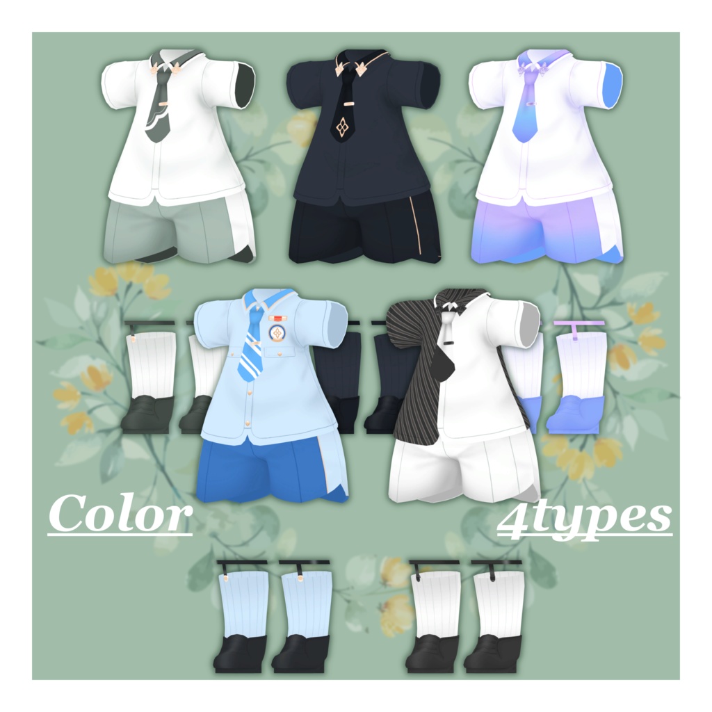 【3D衣装】Refreshing shirt