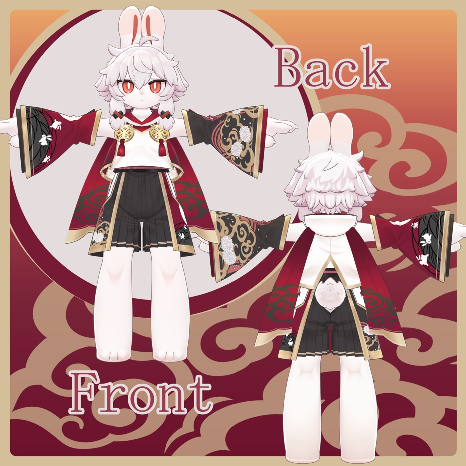 【Yue対応衣装】赤月見‐あかつきみ‐