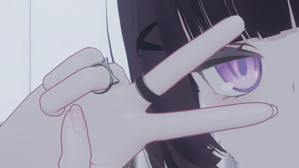 【FREE】NEKO-CHA Ring【VRChat】