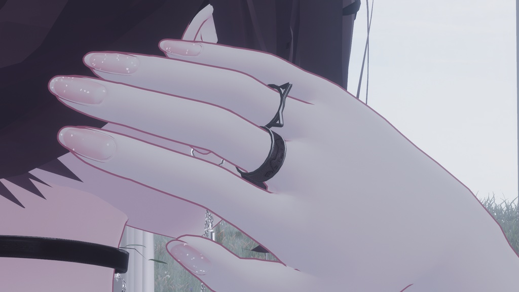 【FREE】NEKO-CHA Ring【VRChat】