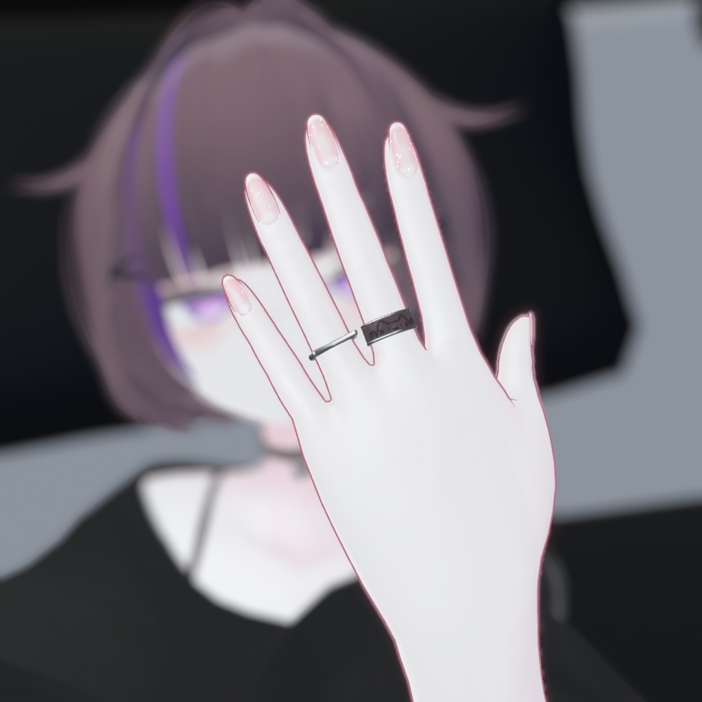 【FREE】NEKO-CHA Ring【VRChat】
